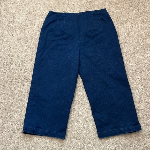 Caroline Charles High Rise Wide Leg Crop Jeans - Picture 3 of 9